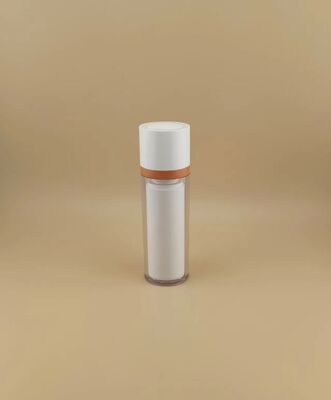 コスメティック用 透明な外蓋付きの回転ボトル