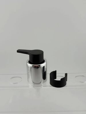 28/410 メアコンパック用クリップ付きマットブラックプラスチッククリームポンプ