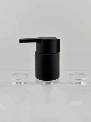 28/410 メアコンパック用クリップ付きマットブラックプラスチッククリームポンプ