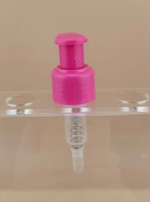 新しいデザイン ピンク 左右ロックローションポンプ 化粧品用