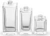 高級 オーダーメイド 30ml 50ml 100ml クリア スクエア 空のスプレーガラス 香水ボトル