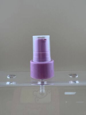 ローション トリートメント パンプ 半キャップ 紫色 化粧品 梱包 20/410 クリーム パンプ