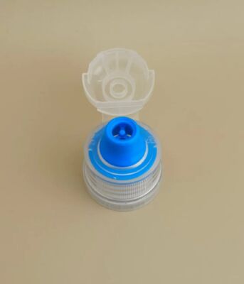 ニースデザイン クリアプラスチック 丸型リブ付きキャップ スキンケアボトル用