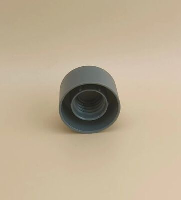 コスメティックボトルのための灰色プラスチック滑らかなマットキャップ