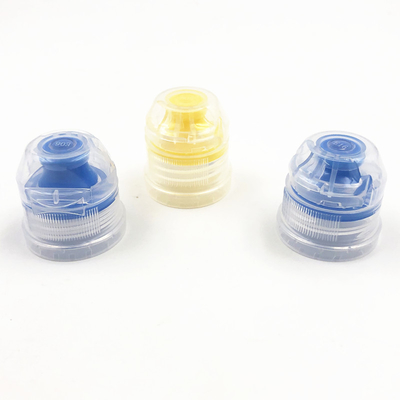 ISOのシリコーン弁の抵抗力があるプラスチック帽子K907-2の多色刷りのアルカリ