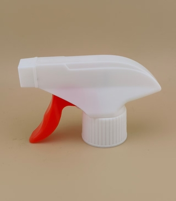 PPプラスチック 白トリガーポンプスプレー 赤ボタン K101-8 化学工業用