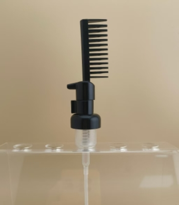 繊細なデザイン 黒いプラスチック 大型泡ポンプ ヘアプレー